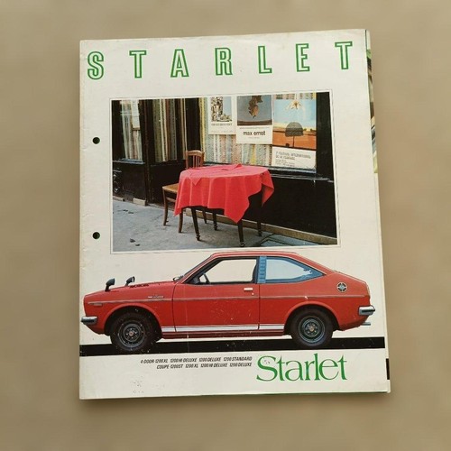 Catalog toyota starlet - catalog,