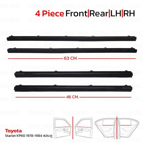 Inner weatherstrip door - inner, belt